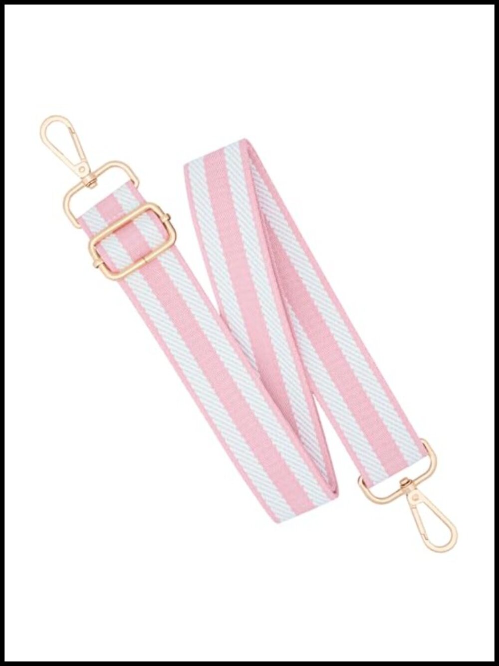 Woven Nylon Purse Strap Crossbody Replacement Stripe Adjustable